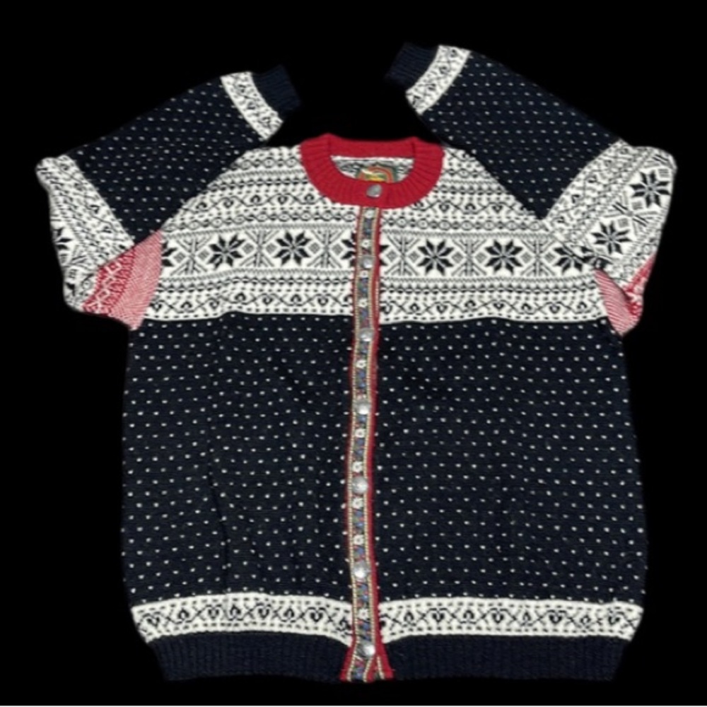 Vintage Alps Button Cardigan Sweater